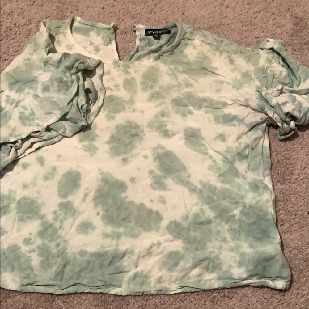 Tie dye crop top